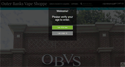 Desktop Screenshot of outerbanksvape.com